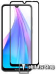 ENKAY Xiaomi Redmi Note 8T, ENKAY üvegfólia, Full cover, Full glue, 0, 26mm, 9H, Fekete