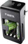 VARTA Elemtöltő, AA/AAA/9V, 4xAA 2100 mAh, LCD kijelző, VARTA Plug (VTL15)
