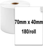 AIMO Etichete termice 70 x 40 mm plastic alb pentru imprimanta AIMO Phomemo M200 M220 180 etichete (AIWP7040-180)