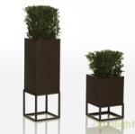 Vondom Ghiveci plante, flori design decorativ modern pentru amenajari interioare si exterioare, VELA CUBE PLANTER 54035R Vondom (54035R VD)