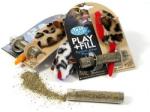 PET BRANDS Играчка за котки Pet Brands Play + Fill Refillable Cat Toy - мишка от плат с котешка трева 2х10 см - Англия PF1