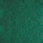 Ambiente Elegance dark mint dombornyomott papírszalvéta 33x33cm, 15db-os