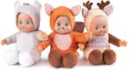 Smoby Játékbaba szett jelmezben Mini Animal Doll Minikiss Smoby 20 cm Róka Nyuszi Őzike 12 hó-tól (SM210127)