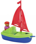Ecoiffier Vitorlás hajó tengerésszel Écoiffier (hossza 24, 5 cm) kék-zöld 18 hó-tól (ECO145-B)