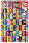 Educa Puzzle Soft Cans Educa 500 darabos és Fix puzzle ragasztó 11 évtől (18447)