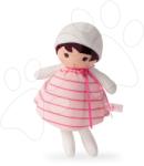 Kaloo Rongybaba csecsemőknek Rose K Tendresse Kaloo 18 cm csíkos ruhában lágy textilből 0 hó-tól (K962093)