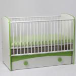 Bebe Design Patut culisant cu leganare Baby Fashion Verde Bebe Design - caruciorcopii - 850,00 RON