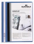 DURABLE Gyorsfűző, A4, széles, panorámás, DURABLE DURAPLUS® , kék (DB257906) (257906)