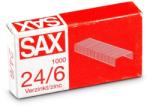 SAX Tűzőkapocs, 24/6, cink, SAX (ISAK246) (1-246-00 ICO)