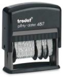 TRODAT Dátum- és szövegbélyegző, 12 féle szöveggel, TRODAT 4817 (IT4817) (4817 UNG)