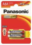 Panasonic Elem, AAA mikro, 2 db, PANASONIC Pro power (PEGAAA2) (LR03PPG-2BP/LR03PPG/2BP)