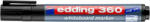 edding Tábla- és flipchart marker, 1, 5-3 mm, kúpos, EDDING 360, fekete (TED36011) (4-360001)