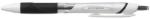 uni Golyóstoll, 0, 35 mm, nyomógombos, fehér tolltest, UNI SXN-155 Jetstream, fekete (TU155FK) (SXN-155 BLACK)