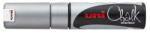 uni Krétamarker, 8 mm, UNI PWE-8K, ezüst (TUPWE8KE) (222117000)