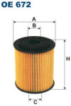 Filtron OE672 Filron olajszűrő