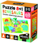 Headu Dinoszauruszok kétoldalas puzzle 8+1 (IT22243)