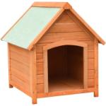 vidaXL Cușcă de câine, 72x85x82 cm, lemn masiv de pin și brad (170639)