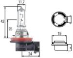 M-Tech HELLA H11 izzó 12V 55W Hella 8gh008358-121 (1 db)