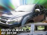 HEKO ISUZU D-MAX II 4 ajtós első+hátsó szélterelő/légterelő 2012-től, 4 db-os készlet 34005