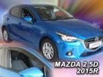HEKO Mazda 2 első légterelő, szélterelő készlet 5 ajtós típusokhoz, 2014-től, 2 db-os készlet 23165