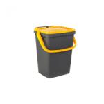 Ecoplast Cos stivuibil cu capac si maner, 50 litri, Ecoplus (E2-ECP50) Cos de gunoi