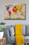 Wallity Tablou decorativ, Wallity, canvas, 1 piesa, multicolor, 70x100cm , abstract - pastel (529TCR1510)