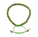  Bratara Jad Nefrit Natural 14 mm - Energie Echilibranta si Protectie - Diametru 54 mm - 1 Buc