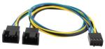 Noctua Захранващ кабел Noctua 4pin към 1x 4pin/1x 3pin, Y-Split PWM, 0.1м