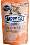 Happy Cat gluténmentes nedves macskaeledel (Pulyka & tőkehal) x 85g