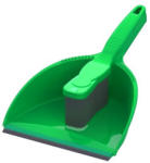 UCTEM PLAS Kézi szemeteslapát + kefe szett zöld (KETF222Z)