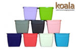 PLANET Koala szemetes, fedővel 6L (Hanging Bucket) barna színű (up500kemik) - alphadenthigienia
