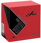 INFIBRA Szalvéta 25x25cm piros 2 réteg 100 lap/csomag (I0264)