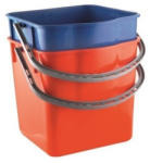 UCTEM PLAS Műanyag piros 18 L-es vödör (SK798R) - alphadenthigienia