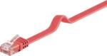 Goobay Cablu de retea flat cat 6 UTP 3m Rosu, Goobay 96418 (G96418)