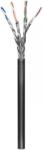 Goobay Rola cablu de retea cat. 6 exterior S/FTP (PiMF) CCA 100m Negru, Goobay 57197 (G57197)