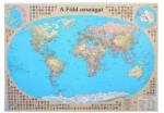 Nyír-Karta A Föld országai falitérkép keretezett Nyír-Karta 125x90 cm, Világ falitérkép