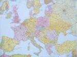 Freytag & Berndt Európa országai falitérkép keretezett Freytag 1: 3 500 000 126x90