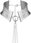 Bijoux Desire Metallique fém nyakpánt lánccal -ezüst szín