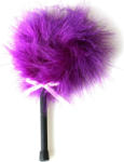 Secretplay 100% Fetish Marabou cirógató rövid nyéllel - lila