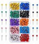  Gömb formájú térképtű 10x50 db különböző színű térkép jelölő tű