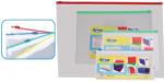 CENTRUM Pungi plastic ziplock, 442 x 320 mm, transparent, diverse culori, Centrum 85429 (85429)