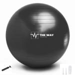 Theway Fitness Minge fitness ANTI BURST, pompa inclusa, 55 cm, negru, TheWay Fitness Minge fitness