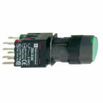 Schneider Electric Schneider XB6AF3B5B Harmony XB6 Ø16 komplett világító nyomógomb, zöld (XB6AF3B5B)