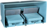 Schneider Electric Schneider XPEM5100D Harmony XPE lábkapcsoló, két pedálos, 1 fokozatú, 2x 1NO+1NC, védőtetővel, fém, kék (XPEM5100D)