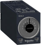 Schneider Electric Schneider REXL4TMF7 Zelio Time dugaszolható bekapcsolás késleltető időrelé, A funkció, 4CO, 5A, 120VAC (REXL4TMF7)