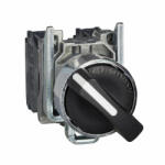 Schneider Electric Schneider XB4BD33EX Harmony ATEX D komplett háromállású kapcsoló, Ø22, fém, fekete, 2NO (XB4BD33EX)
