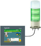 Schneider Electric Schneider XVGU3SWV Harmony XVGU Ø60 fényoszlop, 3 modulos, konfigurálható színű, hangjelzős, 5VDC USB (XVGU3SWV)
