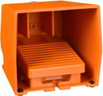 Schneider Electric Schneider XPER311 Harmony XPE lábkapcsoló, 1 fokozatú, 1NO+2NC, védőtetővel, fém, narancssárga (XPER311)