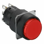 Schneider Electric Schneider XB6EAA41P Harmony XB6 Ø16 komplett nyomógomb kerek piros NO IP65 (XB6EAA41P)
