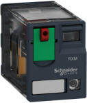 Schneider Electric Schneider RXM4GB2B7 Zelio RXM miniatűr relé, 4CO, 3A, 24VAC, tesztgomb, LED, alacsony szintű (RXM4GB2B7)